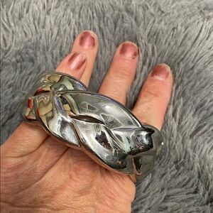 Vintage Sterling Silver Braided Bracelet